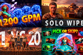 create game thumbnails for dota 2 and rust