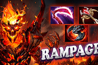 create game thumbnails for dota 2 and rust