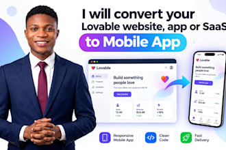 convert lovable website lovable app or lovable saas to mobile app
