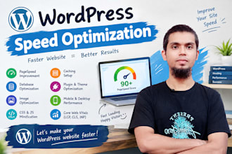 do wordpress speed optimization,  website speed optimization