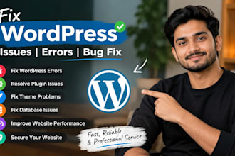 fix wordpress issues fix wordpress error wordpress bug fix