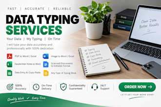 data typing data entry