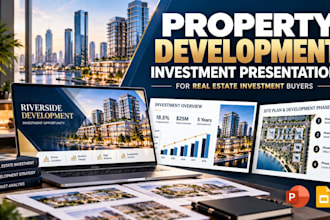 create property development presentation decks for real estate investment buyers