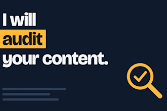 audit your content and give you clear, actionable recommendations
