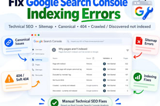 fix google search console indexing and technical SEO errors
