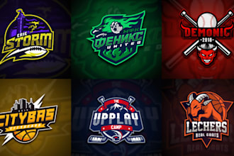 do gaming mascot sports logo design