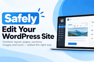 safely edit your wordpress website