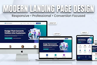 design a high converting landing page for your business