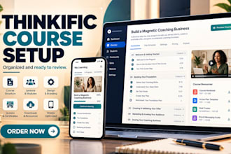 migrate and organize your thinkific course for coaches and creators
