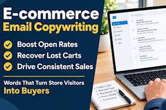 write e commerce email sequences for your online store