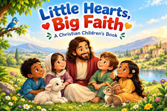 illustrate christian children story book illustration children story book