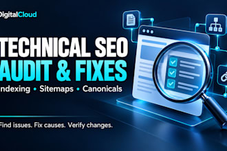 audit and fix technical SEO and google indexing issues