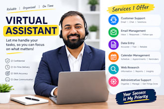be your professional virtual assistant