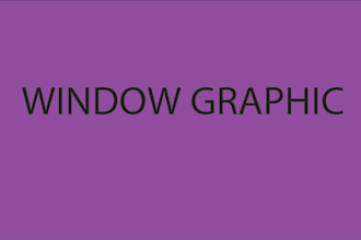 design professional window graphics, shopfront  storefront