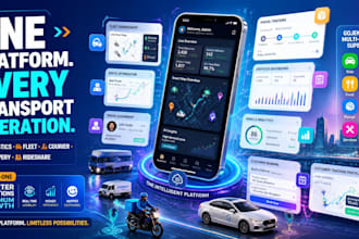 develop logistics, fleet management, courier, transportation and rideshare apps