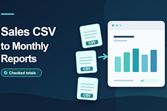 merge sales csvs into monthly and product reports