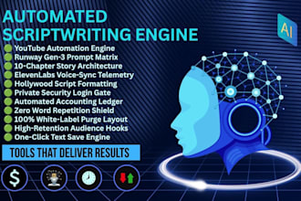 build private automated youtube scriptwriting software