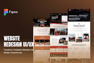redesign your website UI UX in figma