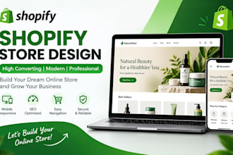 design a high converting shopify online store