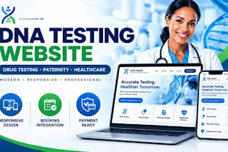dna testing website, drug testing, medical, paternity, healthcare website