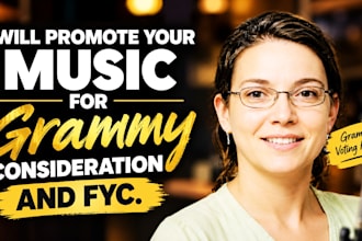 promote your music for grammy consideration and fyc