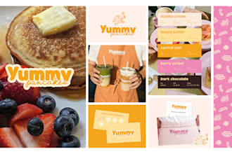 design a playful and colourful brand identity