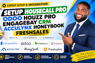 setup housecall pro odoo houzz pro engagebay crm acculynx honeybook freshsales