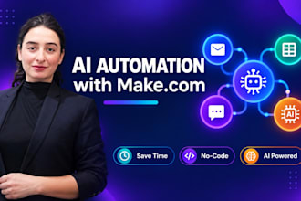 build ai automation workflows with makecom and chatgpt