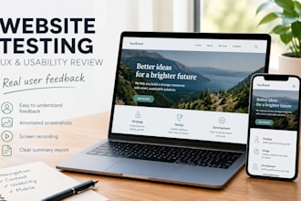 test your website and provide detailed feedback