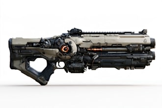 design unique weapons illustrations