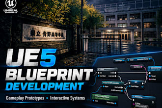 develop ue5 blueprint gameplay systems