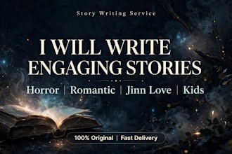 write horror romantic jinn kids stories and novels
