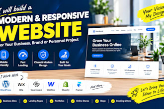 build a professional responsive website for your business or brand