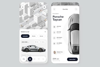 deveop a car rental app, parking management and parking reservation app