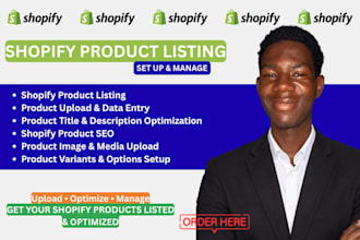 do shopify product listing and shopify product upload
