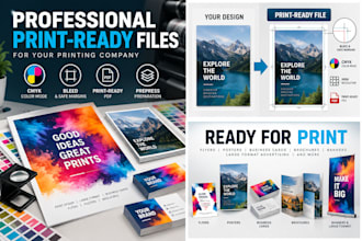 create professional printready files for your  company