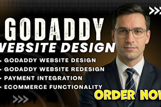 do godaddy website design, godaddy website redesign, godaddy, ionos website duda