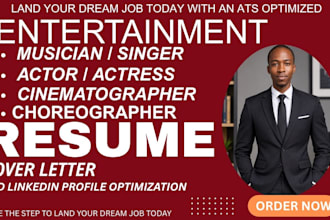 ats optimized resume for entertainment industry professionals