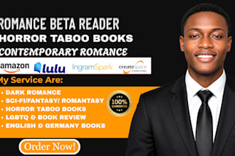 beta read dark romance thriller ya novels fantasy mystery horror taboo books