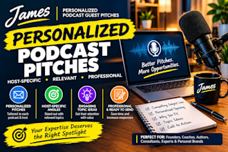 write personalized podcast guest pitches for your outreach