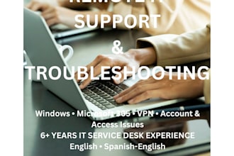 provide remote IT support and troubleshooting