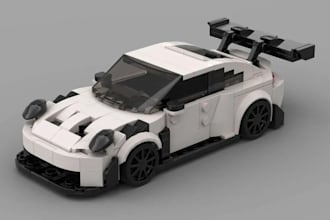 rebuild custom lego moc vehicle with pdf manual,xml part list