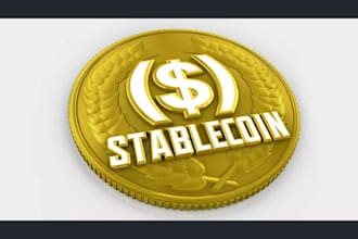 develop stablecoin fiat backed algorithmic stablecoin and custom crypto token