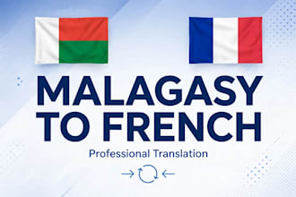 translate from malagasy to french professionally