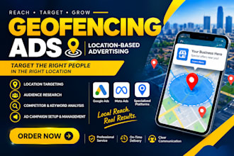 set up geofencing ads and location based advertising