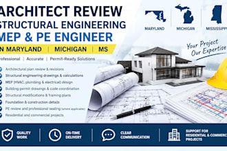 architect review structural engineering mep pe engineer in maryland michigan ms