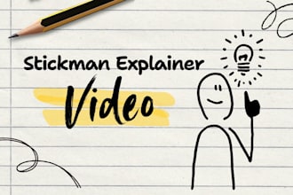 create a fun stickman explainer animation video