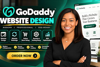 design godaddy website redesign godaddy website design develop godaddy