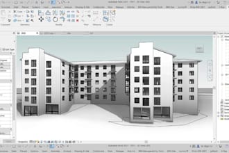 autodesk building revit model,civil structural detail,bim,4d 5d apartment design