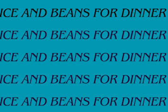 do rice and beans for dinner